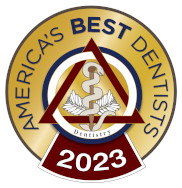 Americas Best Dentists logo 2020 sized at 10
